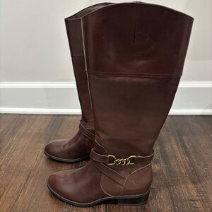 Lauren Ralph Lauren Boot MENNA Size 7 B Leather Riding